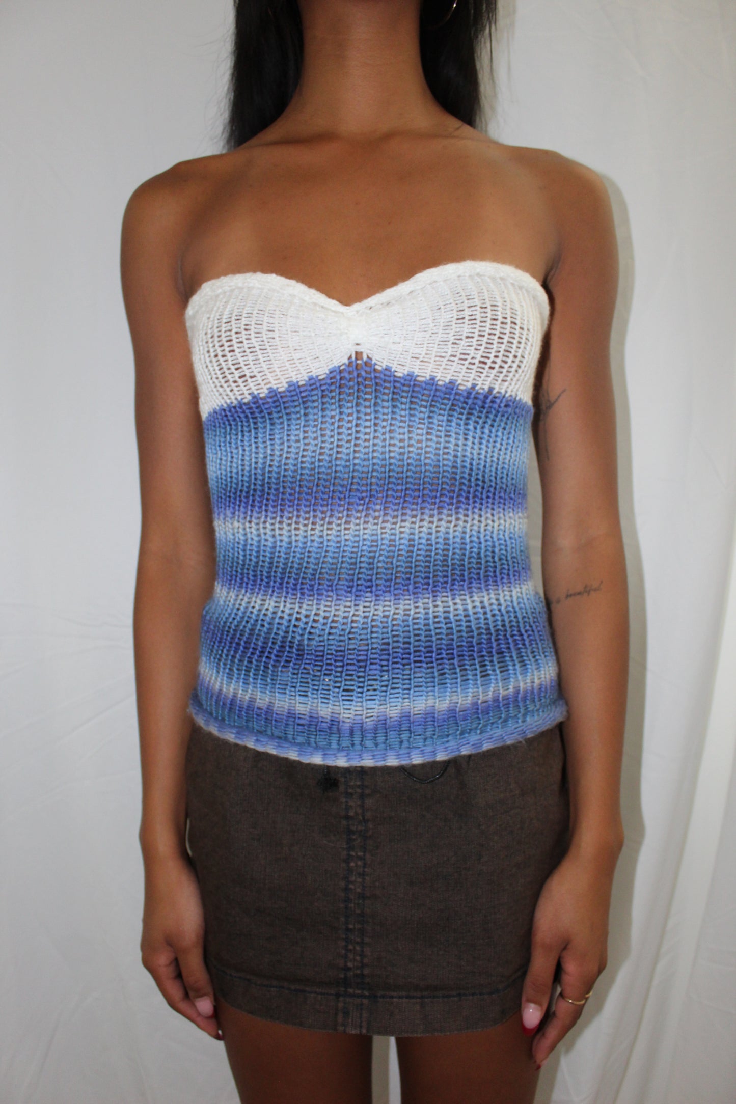 lydia top blue